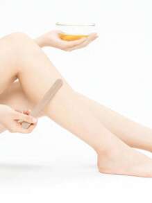 Waxing Applicator Sticks,50Pcs Eyebrow Wax Stirring Stick Wooden Craft Sticks Wax Spatulas Applicator For Face And Small Hair Removal Sticks - Beige - View 4