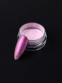 FULL BEAUTY 2 盒鏡面極光紫色美甲粉灰塵虹彩閃光 - 紫色 - 查看 4