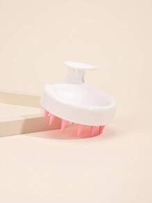 硅胶头皮按摩器洗发刷 1 件头皮刷头皮去角质器头发头皮按摩刷用于头发护理浴室用品 - 浴室配件，硅胶头皮按摩器洗发刷，柔软硅胶刷用于头发清洁，去角质，头皮按摩，方便舒适，适合家庭使用，适用于男士、女士，可用于干湿发，适用于宠物洗澡、美发沙龙、沐浴 - 彩色 - 查看 4