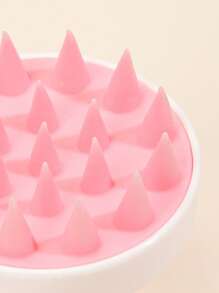 硅胶头皮按摩器洗发刷 1 件头皮刷头皮去角质器头发头皮按摩刷用于头发护理浴室用品 - 浴室配件，硅胶头皮按摩器洗发刷，柔软硅胶刷用于头发清洁，去角质，头皮按摩，方便舒适，适合家庭使用，适用于男士、女士，可用于干湿发，适用于宠物洗澡、美发沙龙、沐浴 - 彩色 - 查看 6