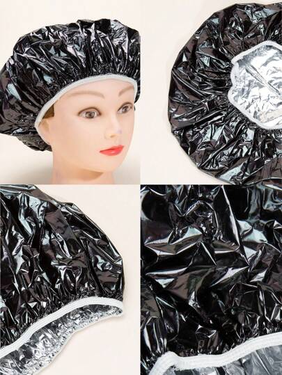 1pc Hairdressing Tool Thickened Shower Cap With Aluminum Foil For Hair Dyeing,Premium Aluminum Foil Hair Mask Cap - Constant Temperature Hairdressing Tin Foil Cap Hairdressing Cap Without Electricity Household Aluminum Foil Self-Heating Cap Effective Hair Baking And Care Solution - Water-Resistant, Easy To Clean, And Suitable For Normal Hair Types,Hair Tools,Hair Products And Accessories For Barber Salon Beauty Travel Essentials,Back To School,Travel Holiday Essentials,Hair Accessories For Women,Slick Back Brush,Barber Accessories,Hair Dryer,Hair,Barber,Hair Tools,Hair Products,Hair Accessories,Edge Brush,Styling Brush,Barber Accessories,Travel,Hair Dryer,Hair Stuff,Hair Spray,Hair Accessories,Curly Hair Products,Hairdressing Equipment,Accessories,Hair Cutting Scissors,Christmas,Barbershop,Barber Accessories,Hair Accessories,Hairdressing,Hair Dryer,Hair, Accessories, Hair Products, Hair Tools, Hair Stuff, Hair Care, Curly Hair Brush, Barber, Barber Accessories, Hairdressing Equipment
