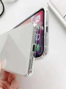 Apple Solid Clear Case Compatible With IPhone 15/15Pro/15Plus/15Promax Waterproof Shockproof Anti-Fall Scratch Resistant - Clear - View 4