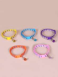 1入組卡通圖案隨機寵物項圈 - 彩色 - 查看 4