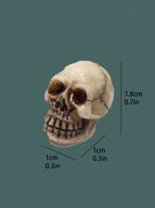 20pcs Skull Design Ornament For Aquarium For Decoration - Multicolor - View 2