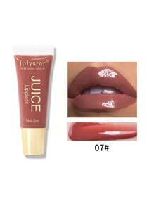Julystar 持久液體口紅,不粘杯子保濕啞光唇彩唇膏 - 04 Red Brick - 查看 3