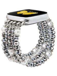 Dây đeo đồng hồ trang trí hạt tương thích với Apple Watch - Nhiều màu - Xem 1