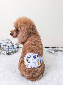 Tropical Fruit Cherry Cartoon Fruit Animal Pattern Male Dog Physiological Pants, Washable Male Dog Diaper - Green - View 17