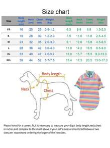 1 Áo Thun Họa Tiết Sọc Cho Thú Cưng, Vải Dệt Kim Dễ Thương Quần Áo Thú Cưng Mềm Cho Thú Cưng - Nhiều màu - Xem 4