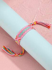 1 Trẻ Em Bohemia Họa Tiết Hình Học Dệt Tua Rua Dây Vòng Tay Cho Món Quà Sinh Nhật - Nhiều màu - Xem 1