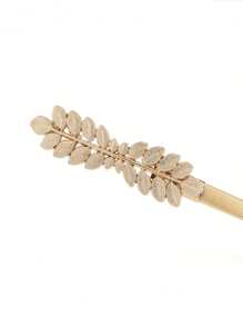 Girls Leaf Buckle Belt - Gold - View 3