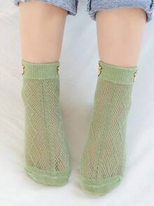 5雙男嬰卡通小熊和熊貓圖案襪子適用於日常生活 - 彩色 - 查看 2