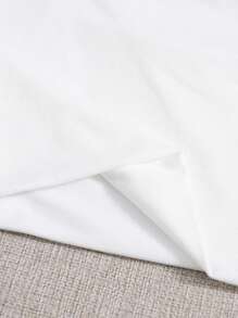 Flirla Plus Solid Crop Cami Top 白色 Crop Topcrop Top 白色 - 白色 - 查看 5