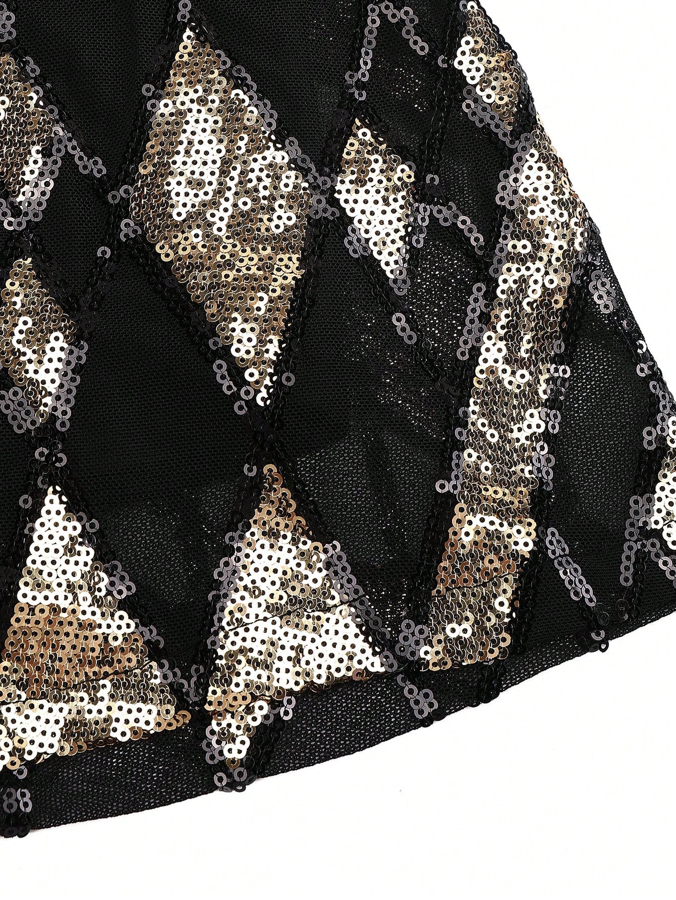 Robe habill?�e asym?�trique ?� paillettes | Mode en ligne | SHEIN FRANCE