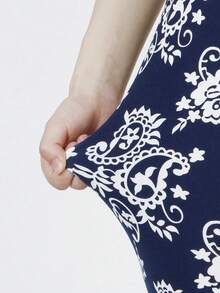 Quần tất nữ Hoa Tất cả trên in Giải trí - Nhiều màu - Xem 3