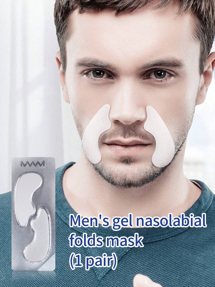 男士三層建築物設計抗皺紋面膜