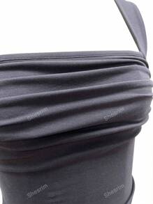 Solid Ruched Bustier Tank Top