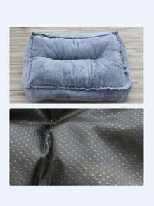 1pc Star Pattern Soft Warm Pet Bed, Suitable For Small Medium Large Dogs And Cats To Sleep All Seasons - Navy Blue - View 5