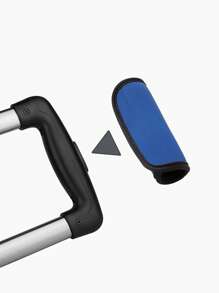 Luggage Handle Wrap For Suitcase, Comfortable Soft Handle Cover - Blue - View 2