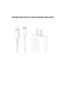 2 piezas con diseño de tiburón Cable de dato & Cabeza de cargador Protector Set - Multicolor - Ver 6
