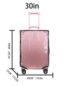 Vỏ bọc xe đẩy bằng nhựa PVC dày trong suốt 30 inch, Vỏ bảo vệ hành lý - Trong sáng - Xem 2