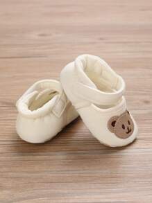 Baby Bear Thêu Hook-and-loop Fastener Căn hộ - Màu be - Xem 4