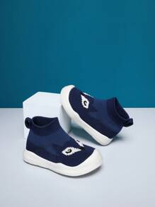 男嬰卡通動物圖案透氣一腳蹬運動鞋 - 彩色 - 查看 4