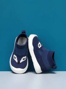 男嬰卡通動物圖案透氣一腳蹬運動鞋 - 彩色 - 查看 7