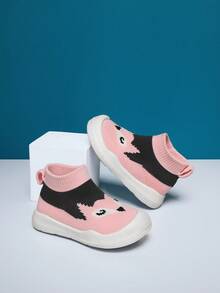 Giày Sneaker Slip On Thoáng Khí Họa Tiết Hình Động Vật Cho Bé Gái - Nhiều màu - Xem 3