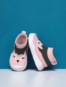 Giày Sneaker Slip On Thoáng Khí Họa Tiết Hình Động Vật Cho Bé Gái - Nhiều màu - Xem 5