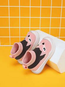 Giày Sneaker Slip On Thoáng Khí Họa Tiết Hình Động Vật Cho Bé Gái - Nhiều màu - Xem 7