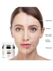 魔術視黃醇奶油,修復平滑保濕溫和面部奶油抗皺紋視黃醇奶油彩妝奶油適用於皮膚護理 - 白色 - 查看 2