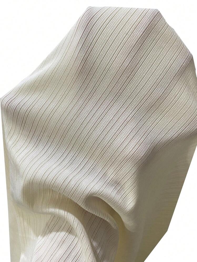 Moireta 撞色蕾丝翻领睡衣套装/睡衣套装 - 米色 - 查看 7