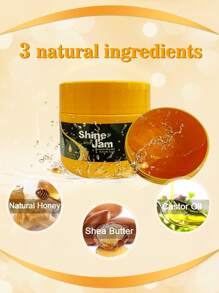 Gel para peinar el cabello acondicionamiento gel fuerte ribete control para trenzas - Amarillo - Ver 5