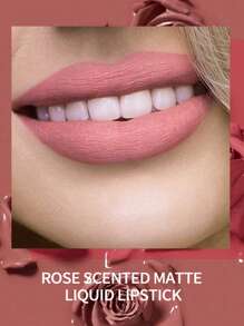 HANDAIYAN 6 件套哑光玫瑰唇彩套装，防晕染丝绒唇彩，适合万圣节、圣诞节、日常妆容、秋冬、节日礼物（带礼盒）