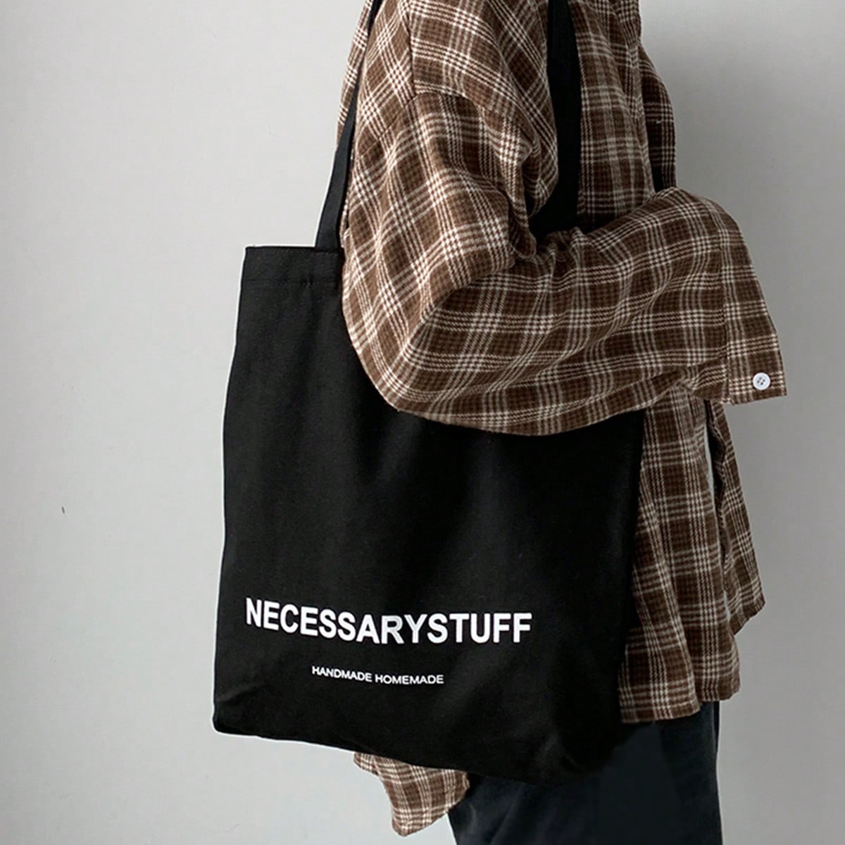 Letter Print Black Shopper Bag Casual, Bag Shopping Bag Reusable Bag And Work Tote Bag Lightweight Large Capacity With Figure Graphic Minimalist Top Handle Bag Commute Foldable Men Tote Laptop Bag Computer Travel Winter Clutch Hand Bag Black Bag Travel Essentials Holiday Essentials Camping Travel Bag Duffle Bags Summer Back To School Beach Bag Beach Shoulder Bag Beach Weekend Bag Bag For School College, Holiday, Camping, Easter, Tote Bags For University, Shopper Bag