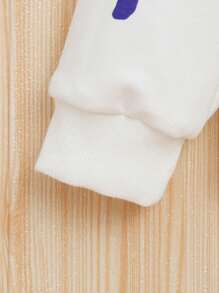 SHEIN Baby Boy Splash Ink Print Sweatshirt - Multicolor - View 3