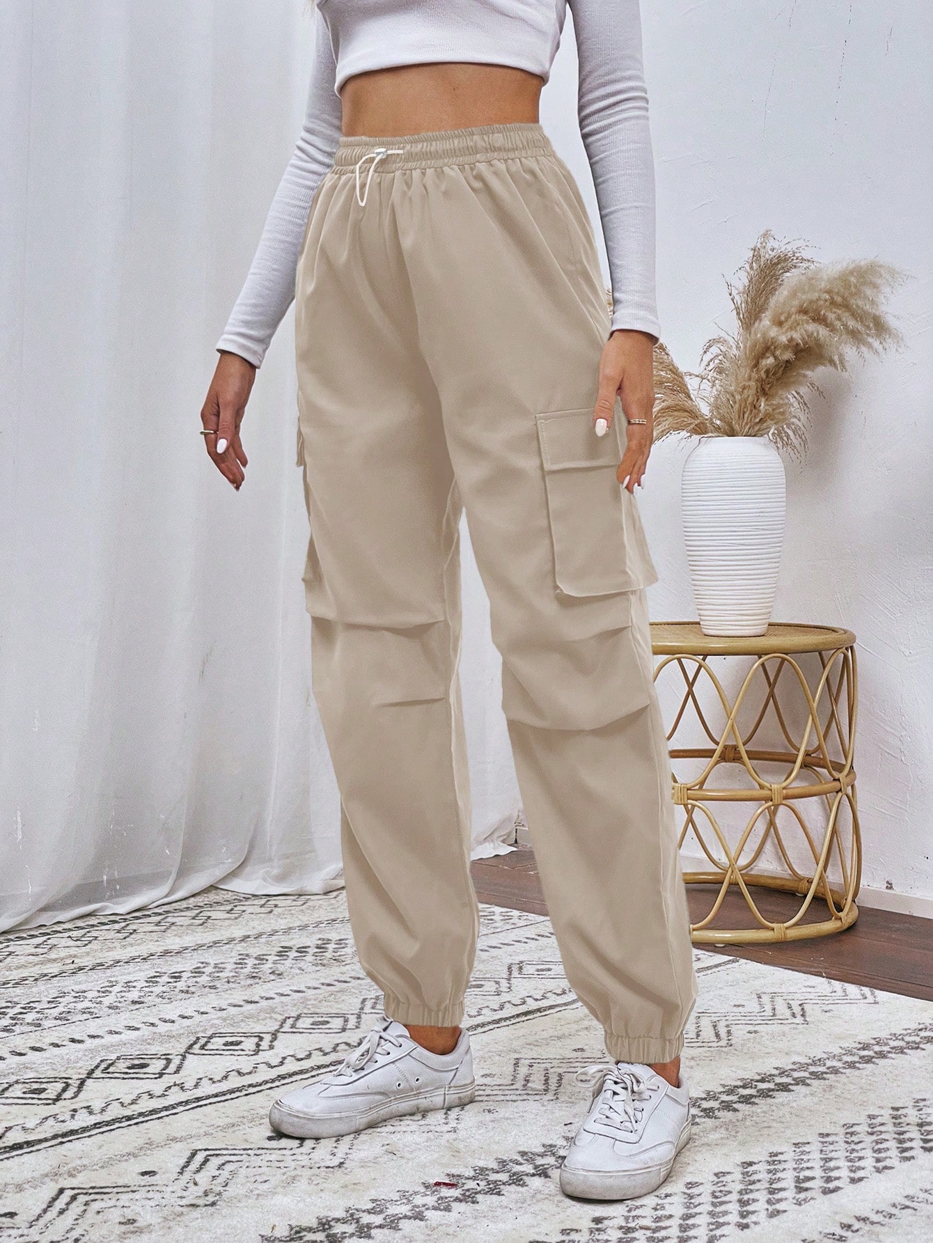 Flap Pocket Cargo Pants
