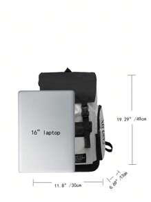 17.7 英寸大容量轻便背包，适合学生日常休闲旅行背包，适合学校、工作和旅行 学校背包 通勤书包 书包 休闲学院背包 带扣侧包 旅行包 夏季返校 沙滩包 笔记本电脑包 运动生活 夏季包 春假包 背包 旅行必备品 大包 - 灰色 - 查看 4