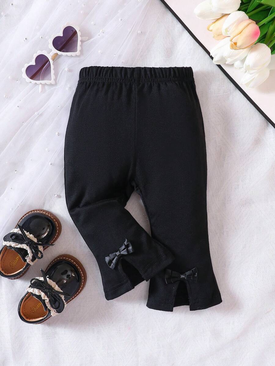 Đồ dưới đáy Bé Nơ Bướm màu trơn - màu đen - Xem 1