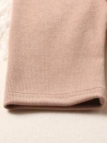Đạo cụ chụp ảnh cho trẻ sơ sinh Nút Sọc ca rô - Màu Khaki - Xem 4