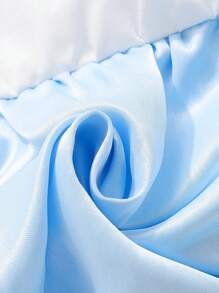 SHEIN Bebé Body con estampado de póker ribete con encaje en contraste de manga farol - Multicolor - Ver 7