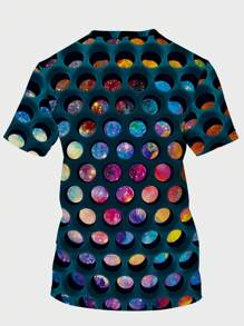 Manfinity RSRT Men Allover 3D Print Tee - Multicolor - View 2
