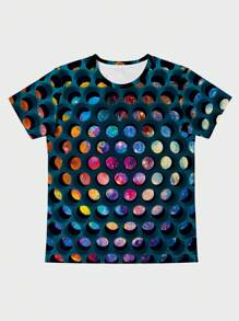 Manfinity RSRT Men Allover 3D Print Tee - Multicolor - View 5