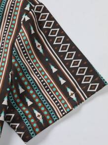 Manfinity RSRT 男士幾何印花襯衫 - 彩色 - 查看 5