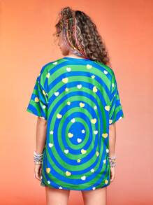 ROMWE Kawaii Áo thun nữ Hoạt hình Giải trí - Nhiều màu - Xem 2