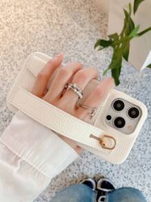 1 件装奢华高端 PU 皮革钱包式手机壳，兼容 16 16E 15 14 Plus 13 12 11 Pro Max，腕带兼容 Galaxy S25 S24 S23 S21 S20 FE S20 Plus Note 20 Ultra A15 A52 A53 A54 A16 A25 A36 A56 A73 A34 A03 A03S A12 A13 A14，防水防震防摔防刮，国际版，非国内版 - 白色 - 查看 4