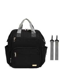 Baby Minimalist Diaper Bag - Black - View 2