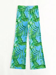 熱帶圖案罩衫長褲 - 彩色 - 查看 4