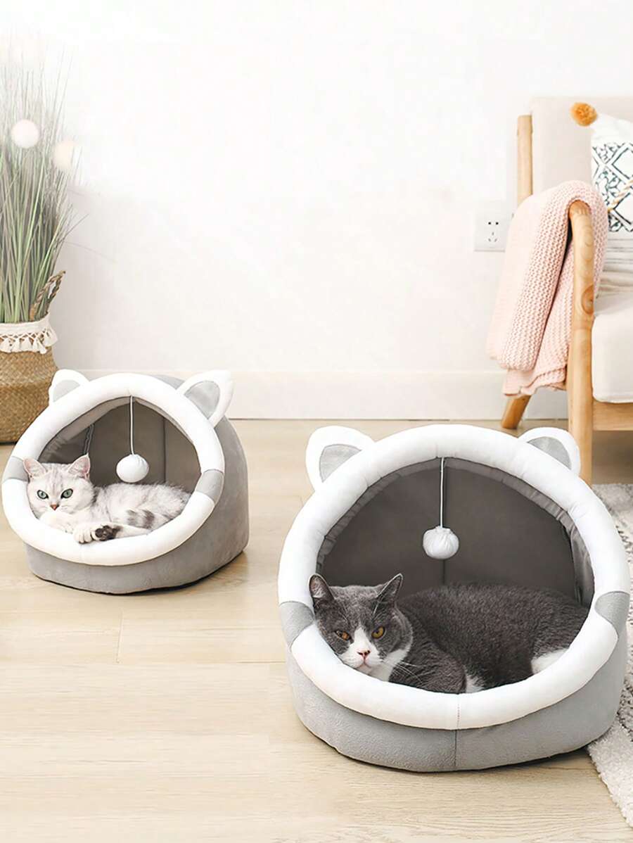 1pc Ear Decor Pet Bed SHEIN EUR