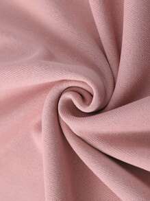 Claim Dot 宽松版型男士卡通字母落肩T恤，2000年代风格，粉色 - 粉色 - 查看 4